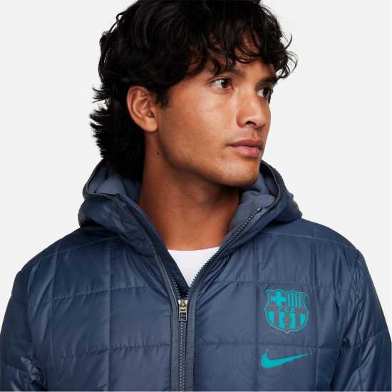 Barcelona Men's Nike Soccer Synthetic-fill Jacket  Мъжки грейки