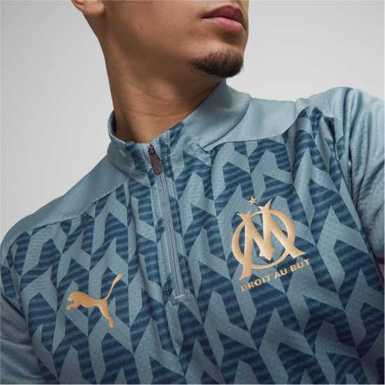 Мъжки горнища с цип Puma Olympique De Marseille Drill Top 2024 2025 Adults Puma Olympique De Marseille Drill Top 2024 2025 Adults Мъжки горнища с цип