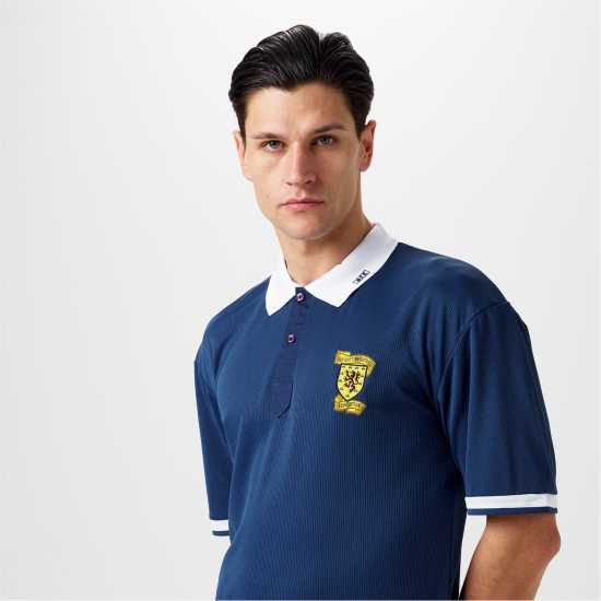 Домакинска Футболна Фланелка Scotland '90 Home Shirt Adults  
