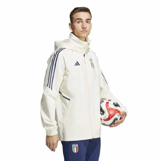 Футболни екипи за бягане Adidas Italy Condivo 23 Rain Jacket Adults Adidas Italy Condivo 23 Rain Jacket Adults Футболни екипи за бягане