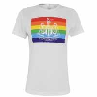 Nufc Rainbow Crest T-Shirt Ladies  Дамски тениски и фланелки