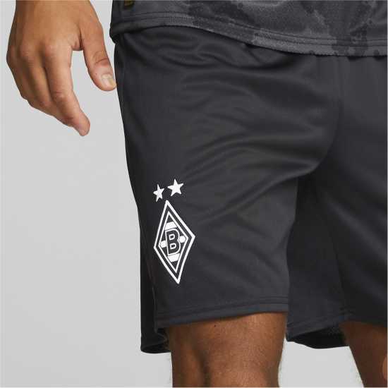 Puma Borussia Mönchengladbach Shorts Replica Adults Blk/Ylw/Grn Мъжки къси панталони