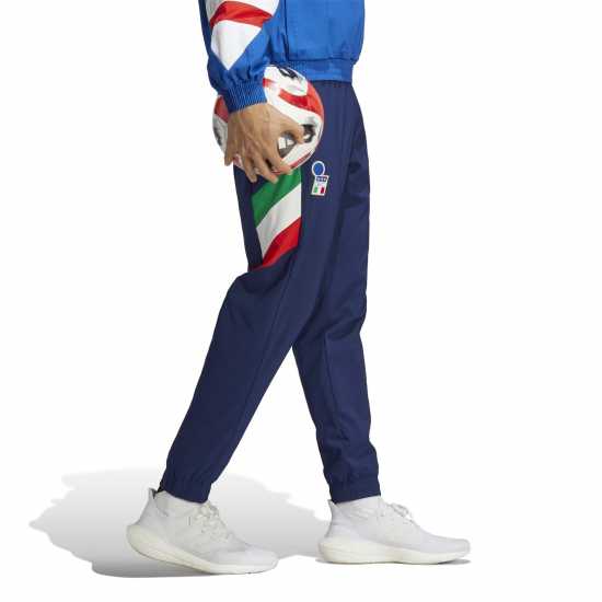 Adidas Мъжки Анцуг Italy Icon Retro Tracksuit Bottoms Mens  Мъжки долнища за бягане