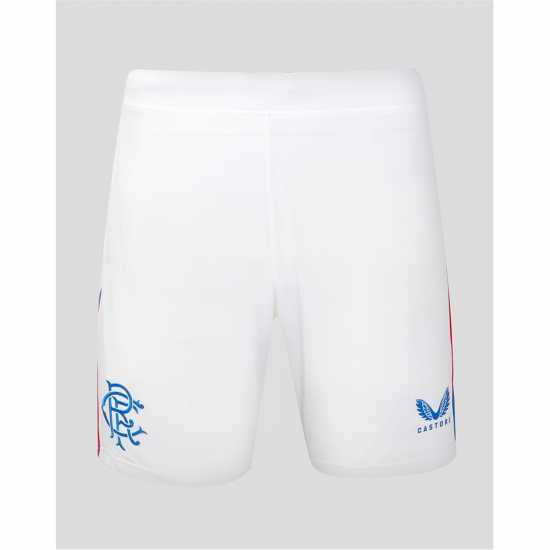 Футболни тренировъчни долнища Castore Rangers Home Shorts 2024 2025 Adults Castore Rangers Home Shorts 2024 2025 Adults Футболни тренировъчни долнища