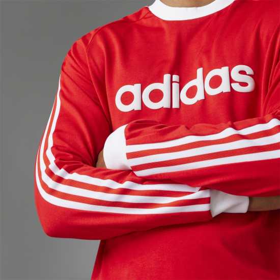 Футболни тренировъчни горнища Adidas Риза С Дълъг Ръкав Bayern Originals 70S Long Sleeve Shirt Adults Adidas Риза С Дълъг Ръкав Bayern Originals 70S Long Sleeve Shirt Adults Футболни тренировъчни горнища