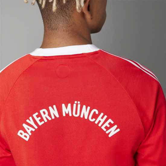 Футболни тренировъчни горнища Adidas Риза С Дълъг Ръкав Bayern Originals 70S Long Sleeve Shirt Adults Adidas Риза С Дълъг Ръкав Bayern Originals 70S Long Sleeve Shirt Adults Футболни тренировъчни горнища