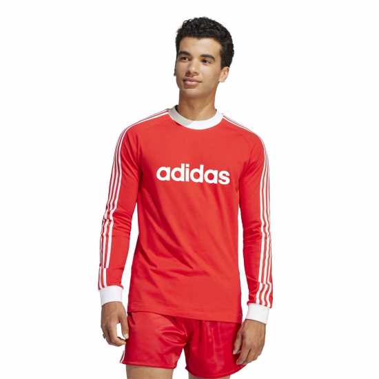Футболни тренировъчни горнища Adidas Риза С Дълъг Ръкав Bayern Originals 70S Long Sleeve Shirt Adults Adidas Риза С Дълъг Ръкав Bayern Originals 70S Long Sleeve Shirt Adults Футболни тренировъчни горнища