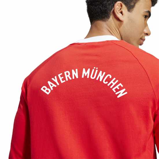 Футболни тренировъчни горнища Adidas Риза С Дълъг Ръкав Bayern Originals 70S Long Sleeve Shirt Adults Adidas Риза С Дълъг Ръкав Bayern Originals 70S Long Sleeve Shirt Adults Футболни тренировъчни горнища