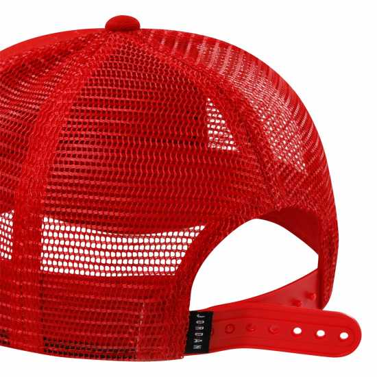 Шапка С Права Козирка Air Jordan Kids' Flat Peak Cap Gym Red Шапка С Права Козирка Air Jordan Kids' Flat Peak Cap Gym Red