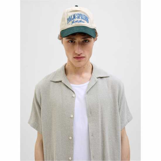 Jack And Jones Adults Jacpalme Baseball Cap Лунна лъчина Jack And Jones Adults Jacpalme Baseball Cap Лунна лъчина