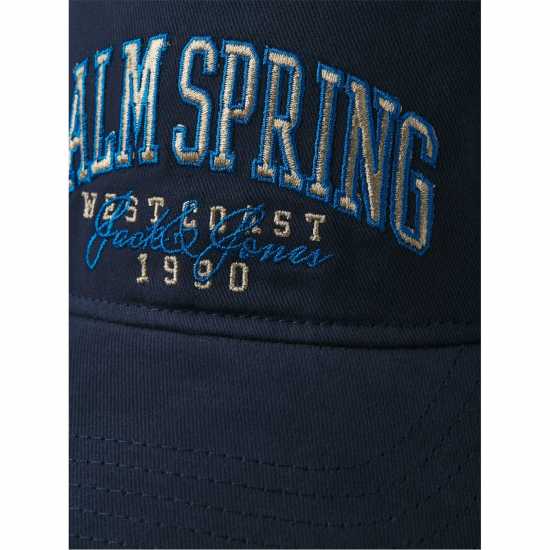 Jack And Jones Adults Jacpalme Baseball Cap Небесен капитан 