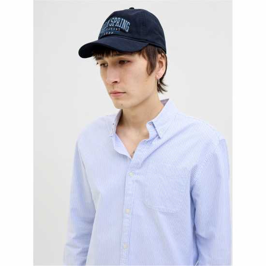 Jack And Jones Adults Jacpalme Baseball Cap Небесен капитан 