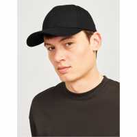 Jack And Jones Adults Jacplain Baseball Cap Black 