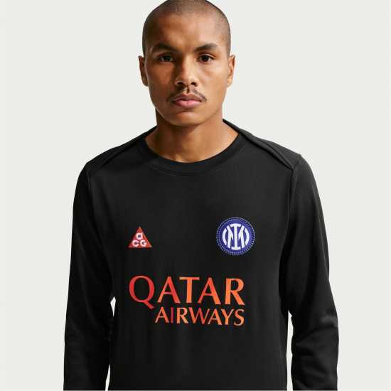 Nike Mens Inter Milan X Acg Pre-Match Drill Top Nike Mens Inter Milan X Acg Pre-Match Drill Top
