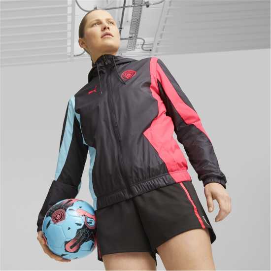 Puma Mcfc Prematch Woven Anthem Jacket W Tracksuit Top Womens  Футболни тренировъчни якета