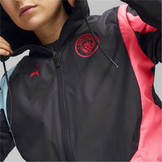 Puma Mcfc Prematch Woven Anthem Jacket W Tracksuit Top Womens  Футболни тренировъчни якета