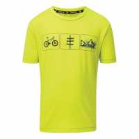 Dare2B Dare 2B Rightful T-Shirt Lime Punch Детски ризи