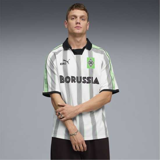 Puma Men's Borussia Monchengladbach Licensed Retro Football Shirt  