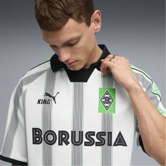 Puma Men's Borussia Monchengladbach Licensed Retro Football Shirt  