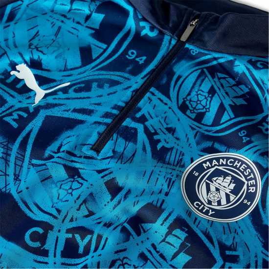 Puma Mens Manchester City Licensed Drill Top 2025 2026  