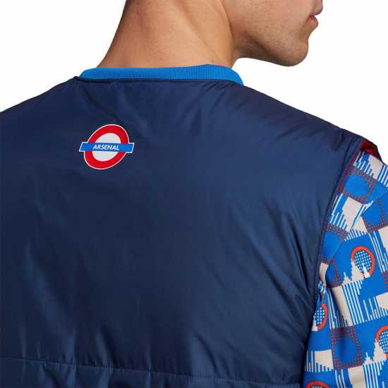 Мъжки горнища с цип Adidas Arsenal X Tfl Vest Mens Adidas Arsenal X Tfl Vest Mens Мъжки горнища с цип