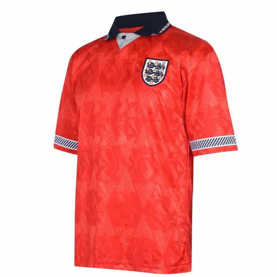 Score Draw England 1990 Away Shirt With Print  Мъжко облекло за едри хора