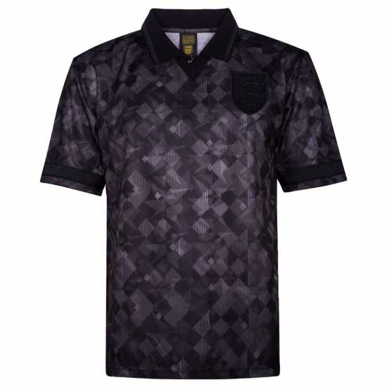 England 1990 Black Out Retro Shirt England 1990 Black Out Retro Shirt