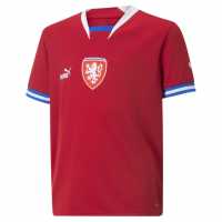 Puma Домакинска Футболна Фланелка Czech Republic Home Shirt 2022 2023 Junior Boys  Футболна разпродажба