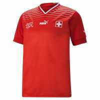 Puma Домакинска Футболна Фланелка Switzerland Home Shirt 2022/2023 Mens  Supporters Merchandise