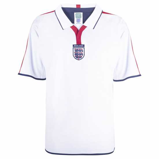 Score Draw Домакинска Футболна Фланелка England Home Shirt 2004 Adults