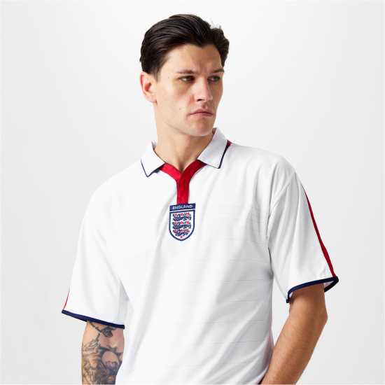 Домакинска Футболна Фланелка Score Draw Score Draw England Home Shirt 2004  