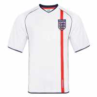 Score Draw Домакинска Футболна Фланелка England 2002 Home Shirt  Футболна разпродажба