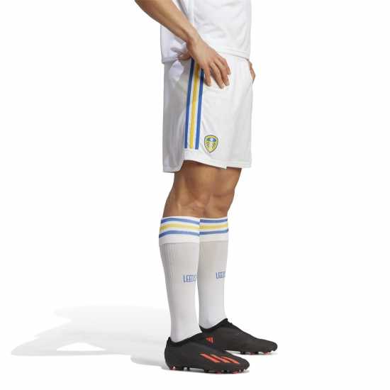 Adidas Leeds United Home Shorts 2023 2024 Mens  