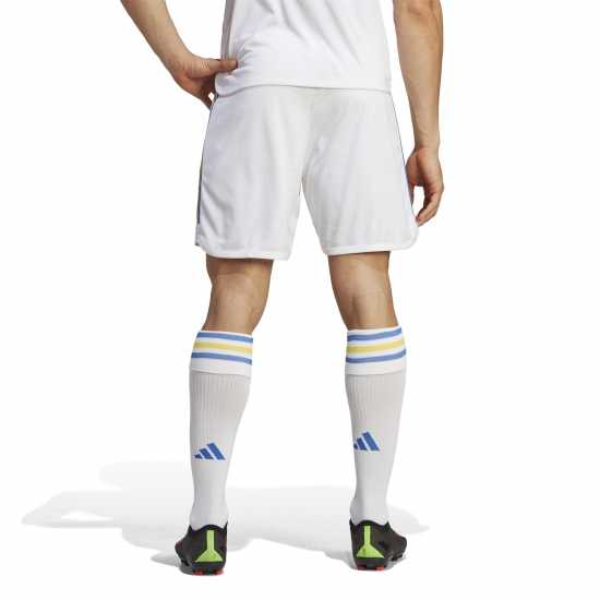 Adidas Leeds United Home Shorts 2023 2024 Mens  