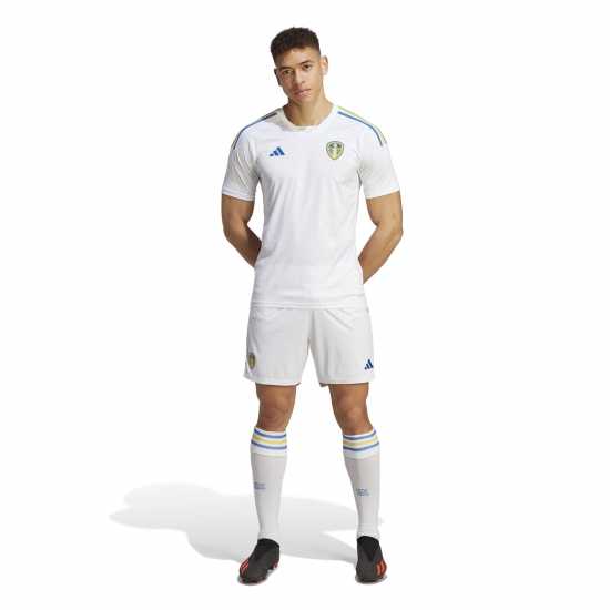 Adidas Leeds United Home Shorts 2023 2024 Mens  