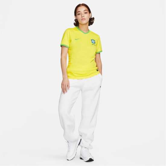 Nike Домакинска Футболна Фланелка Brazil Home Shirt 2023 Womens  Дамско облекло плюс размер