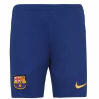 Nike Barcelona Home Shorts 2020 2021 Junior Blue Дамски къси панталони