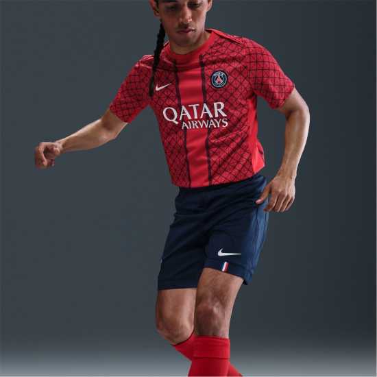 Футболни тренировъчни долнища Nike Paris Saint-Germain Home Shorts 2025 2026 Adults Nike Paris Saint-Germain Home Shorts 2025 2026 Adults Футболни тренировъчни долнища