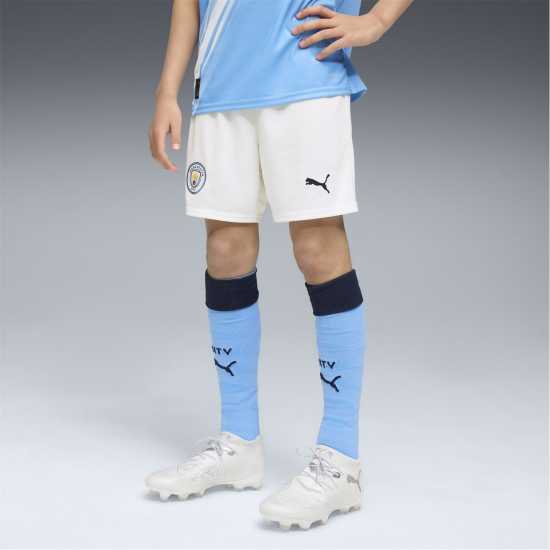 Puma Manchester City Home Shorts 2025 2026 Juniors  Детски къси панталони
