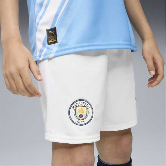 Puma Manchester City Home Shorts 2025 2026 Juniors  Детски къси панталони
