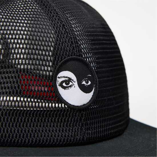 Vans Шапка С Права Козирка Skate Yin Yang Eyes Mesh 6-Panel Bl Flat Peak Cap Unisex Adults Vans Шапка С Права Козирка Skate Yin Yang Eyes Mesh 6-Panel Bl Flat Peak Cap Unisex Adults
