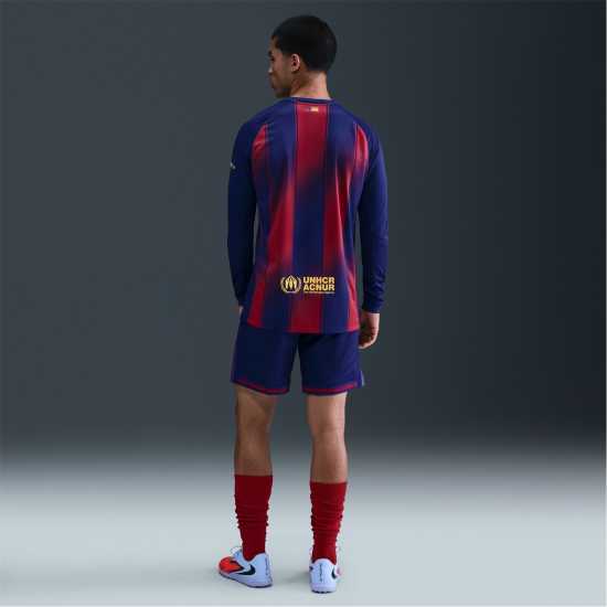 Футболни тренировъчни долнища Nike Barcelona Home Shorts 2025 2026 Mens Nike Barcelona Home Shorts 2025 2026 Mens Футболни тренировъчни долнища