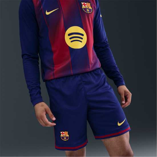 Футболни тренировъчни долнища Nike Barcelona Home Shorts 2025 2026 Mens Nike Barcelona Home Shorts 2025 2026 Mens Футболни тренировъчни долнища