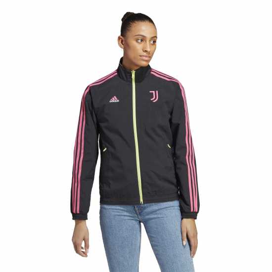 Adidas Дамско Яке Juventus Anthem Jacket Womens  Дамско водонепромокаемо облекло