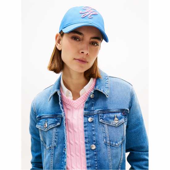 Tommy Hilfiger Women's Baseball Cap Blue Spell 