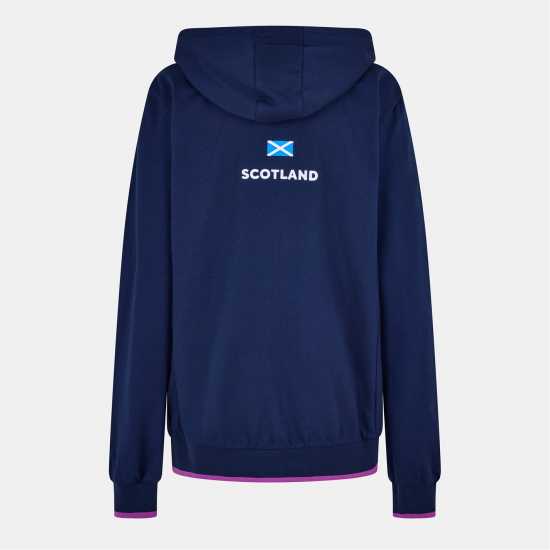 Macron Scotland Rugby Union Full Zip Hoodie Womens  Дамски суичъри и блузи с качулки