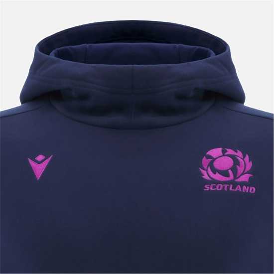 Macron Scotland Rugby Travel Hoodie Juniors’  Детски суитчъри и блузи с качулки