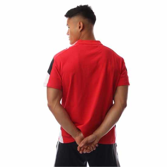 Sondico Блуза С Яка Men's Venata Performance Polo Shirt Червено/Бяло/Черно 
