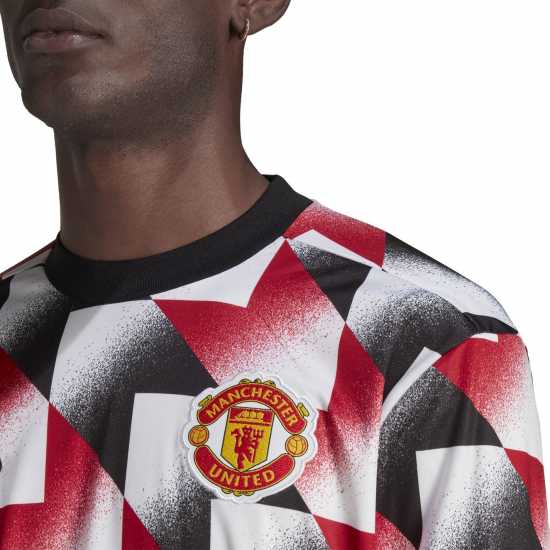 Adidas Manchester United Warm Up Top 2022 2023 Adults  Мъжки суитчъри и блузи с качулки