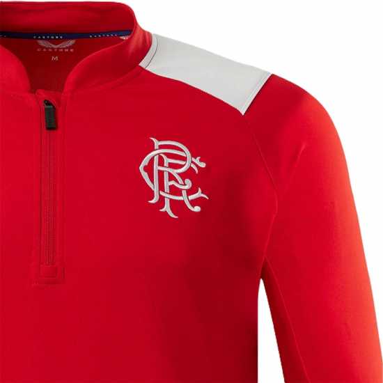 Castore Rangers Fc 1/4 Zip Top Juniors Red Castore Rangers Fc 1/4 Zip Top Juniors Red